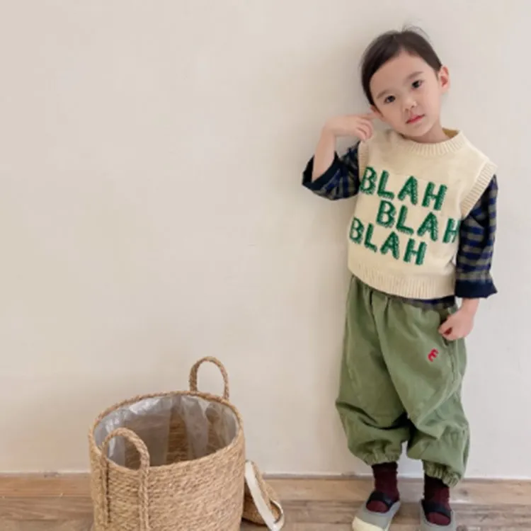 Jigarrang harfli bolalar kozoki