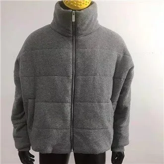 DrawOrder etagiga yarmi baland fermuarli palto