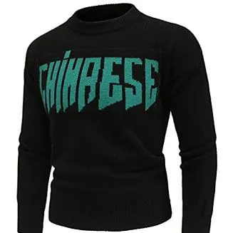 Erkaklar uchun yumaloq bo'yinli pullover kozoki